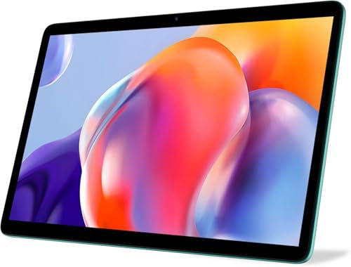 VASOUN 10 inch Tablet Android 13, 5Ghz WiFi Tablet Octa-Core,128GB, 8000mAh, Dual Camera, BT, FM, Metal Fashional Shape (Blue)