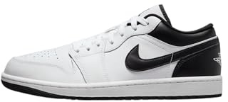 Nike Air Jordan 1 Low Uomo Trainers 553558 Sneakers Scarpe (UK 9.5 US 10.5 EU 44.5, White Black White 132)