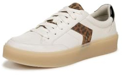 Dr. Scholl's Shoes Women's Madison Lace Sneaker, Tofu Brown Fabric, 8