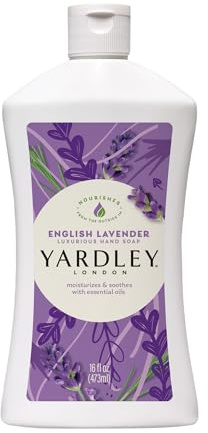 Yardley London English Lavender Liquid Hand Soap Refill, 16 Ounce