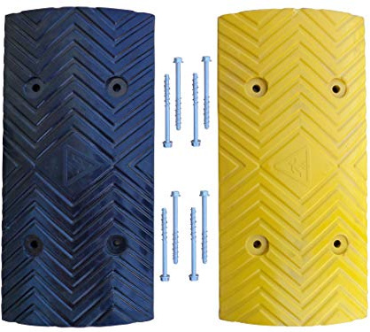 RSB-210MBY Montículos de Velocidad Par Negro y Amarillo Medio Parts 50x25x3.5 cm