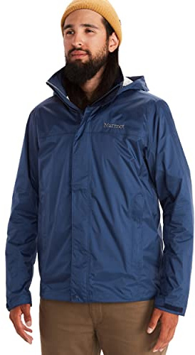 MARMOT Men's PreCip Eco Lightweight & Waterproof Rain Jacket, Arctic Navy, 3X