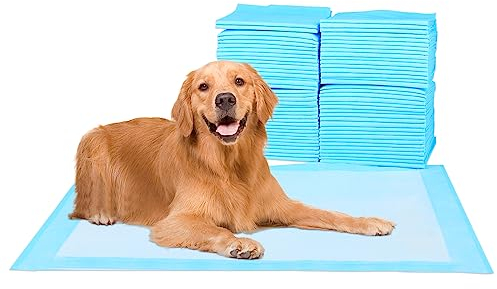 ScratchMe Trainingspads für Hunde und Welpen, Haustier Puppy Pads, Hundetoilette für Kleine Hunde, Inkontinenzunterlage Einweg, 43cm x 60cm, 50-Stück, S
