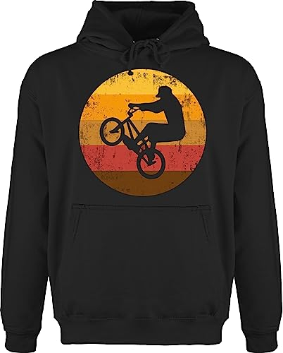 Hoodie Herren Pullover Männer - Fahrrad Bekleidung - Radsport Geschenk BMX Fahrer Geschenk Radfahrer I - S - Schwarz - radfahren rad fun-kapuzenpullover bike mtb kleidung jungen fahrrad- downhill