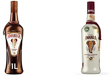 Amarula Ethiopian Coffee Cream Liqueur 1L | Notes Of Mocha And Toffee & Vegan Liqueur 70cl | Plant Based, Dairy Free, Gluten Free and Nut Free Liqueur