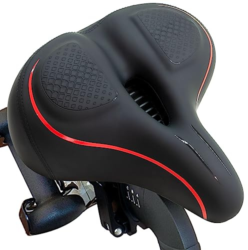 Replacement Extra Wide Seat for Original Peloton Bike & Bike+ and The Cross Training Bikes, Oversized Seat Cushion, Saddle Replacement for Women & Men, Accessory for Peloton