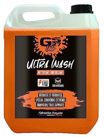 GS27 - Ultra Wash GS27 Vélo - Nettoyant Surpuissant - Décrasse et Dégraisse - Conditions Extrêmes - 5L