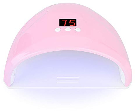 Semme Lampada per Asciugare le Unghie a LED UV 36 W con Temporizzazione Intelligente, Sensore a Infrarossi per Asciugatura Rapida, Essiccatore per Smalto, Lampada per Unghie, (Rosa)