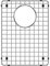 BLANCO 235919 Edelstahl-Bodengitter für Liven SILGRANIT 60/40 Doppelbecken-Küchenspüle (kleine Schüssel)