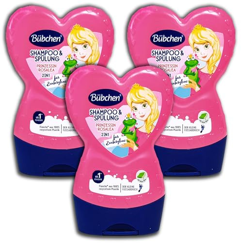 3-pack Bübchen 2-i-1 schampo och balsam prinsessa Rosalea 3 x 230 ml
