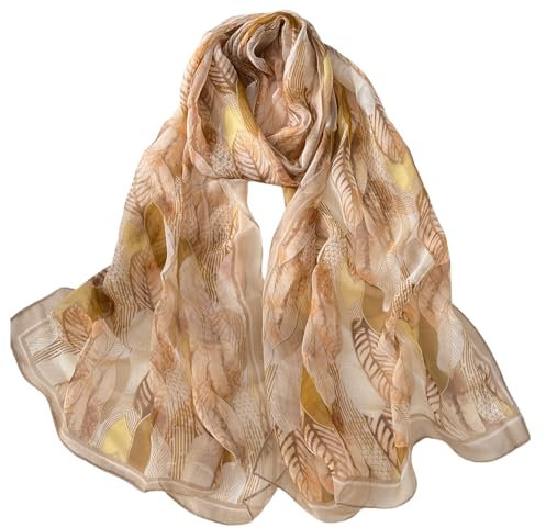 FAIRYGATE Musselin Tuch Damen Schal Damen Stola Schal für Abendkleider Sheer Leichter Umschlagtücher Tücher Wraps Bolero Sommer für Festlich Hochzeit B7015