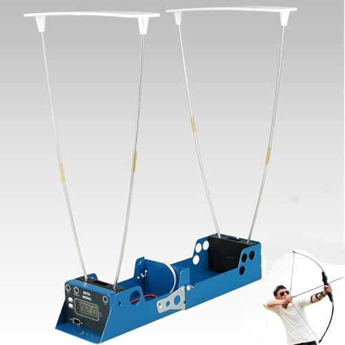 Ballistischer Präzisions-Chronograph, Schleuder-Geschwindigkeitstester, Faltbarer Schießgeschwindigkeitstester, FPS/MPS-Messwerte/30fps Bis 7000fps, Mit LCD-Display, Für Bogenschießen, Pfeil, Gewehr