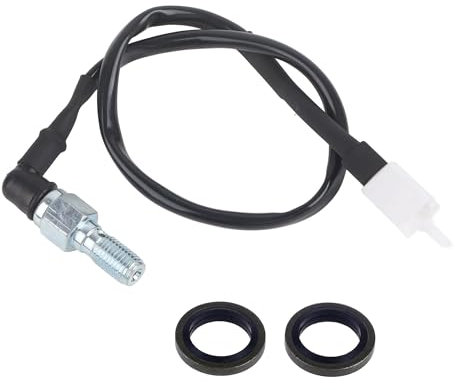 Flaconi Motorcycle Brake Light Switch,Motorcycle Brake Switch,Motorcycle Hydraulic Brake Pressure Light Switch,Brake Pressure Light Switch,Suitable for Motorcycles,Scooters (M10 (10mm) x 1.25mm)