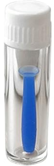 Blue Soft Silicone Contact Lens Tool, Easy Insertion and Removal Plunger for Soft & Hard Lenses, Multifunctional Portable Applicator and Remover, Essential Contact Lens Care Accessories and Supplies.