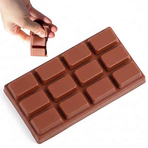 Syglawnd Giocattoli Squish A Lenta Crescita Cioccolato Cibo Fidget Antistress Spremere Giocattoli per Adulti Bambini 5, 5x1, 6 Pollici, Giocattolo Antistress
