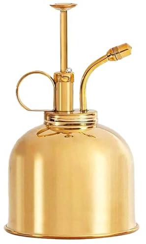 Sustainable Village Watering Can Indoor Plants - Brass Plant Mister - Stylish and Rust Resistant Watering Cans for Healthy Hydration - Prevents Overwatering