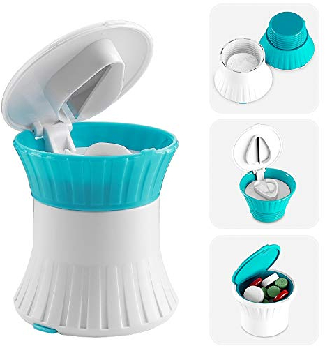 Tagliapillole e Frantumapillole Portapillole 3 in 1