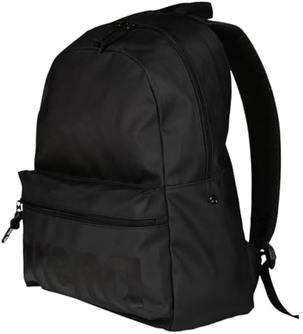 ARENA Erwachsene Sporttasche Rucksack Sport Schule 30L Team All Black, One Size, 002478