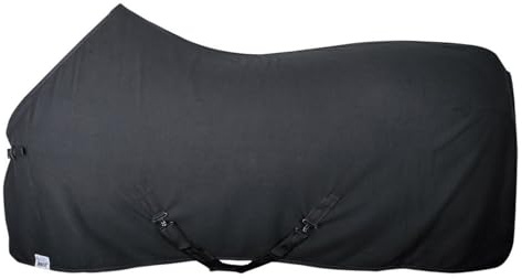 netproshop Fleece svettfilt m korsband, bra kvalitet, svart storlek 105–155 cm, storlek: 110