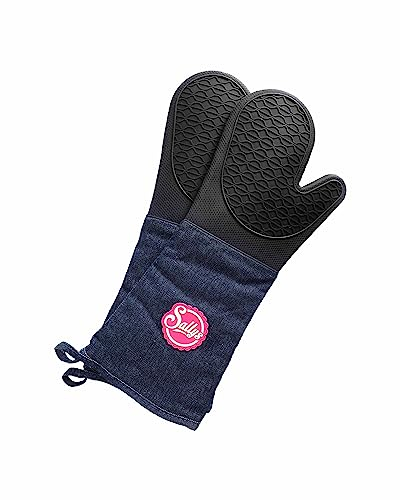Sallys Gants de cuisson de qualité supérieure - Gants de four résistants à la chaleur pour une cuisson et une cuisson sûres jusqu'à 230 °C