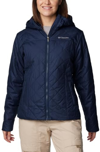 Columbia Women's Copper Crest II Hooded Jacket, Collegiate Navy, Large