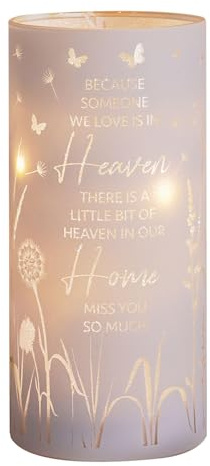 Widdop Thoughts of You LED Memorial Tube Light - Heaven - Commemorative Light Present Memory Sentimental Message