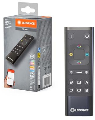 LEDVANCE SMART+ WiFi Fernbedienung mit USB, IP20, Aluminium/Kunststoff, schwarz