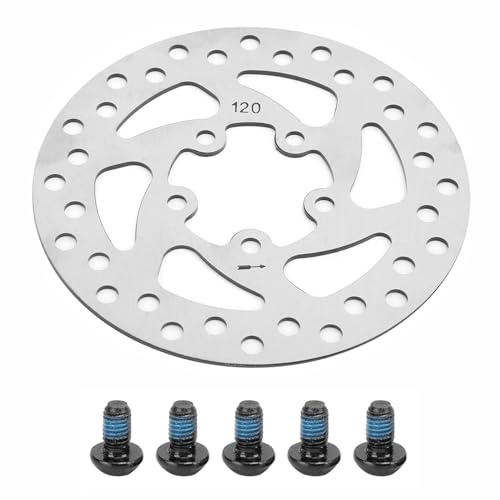 Yungeln Disco de Freno para Patinete eléctrico, Disco de Freno con 5 Tornillos Compatible con Patinete eléctrico Xiaomi M365 Pro Pro