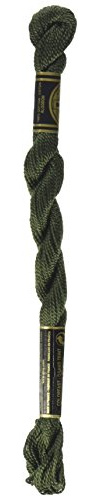 DMC 115 5-934 Pearl Cotton Thread, Black Avocado Green, Size 5