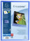 Exacompta 5722E Sichtmappe (PP 500µ mit 20 Hüllen Krea Cover Chromaline, für Format DIN A4, 21 x 29,7 cm, transparent) 1 Stück Blau