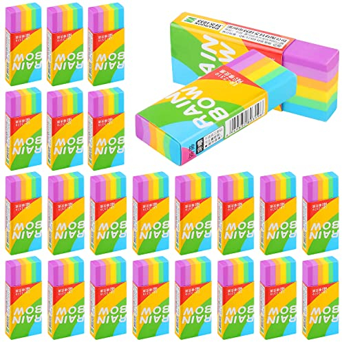 2B Radiergummi - 30 Stücke Radierer Weich Radiergummi Set - Radiergummis Würfel - Radiergummis zum Skizzen Büro Zeichen