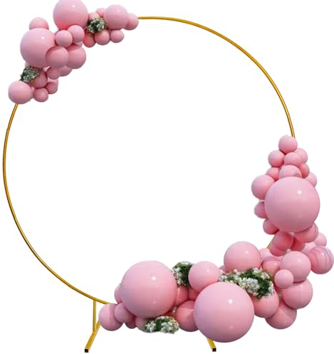 CZCPARY Supporto per arco di palloncini, kit per arco di palloncini in metallo, per matrimoni, feste di compleanno, baby shower, laurea (2 m)