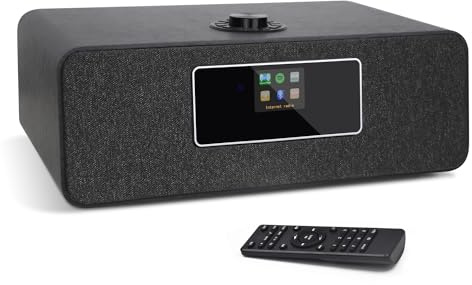 LEMEGA MS3 Internet Radio, Podcasts,Spotify, Bluetooth, FM Stereo,Black