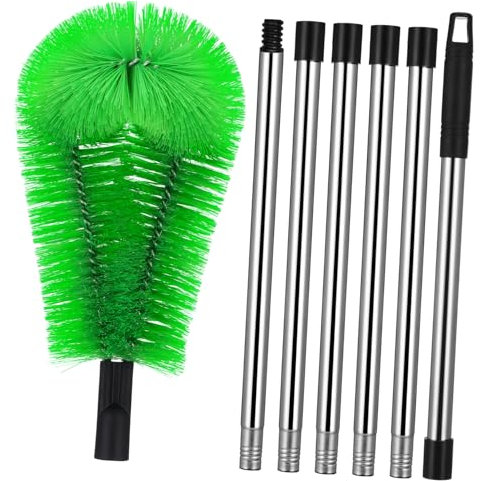 MAGICLULU Dachrinnenreiniger-Werkzeug Topfreiniger-bürste Reinigungsbürste Mit Großer Reichweite Für Haushaltsreinigungsmittel Und Dachrinnen-reinigungsstange