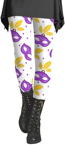 Damen-Leggings mit hoher Taille, Fleece-gefütterte Hose, Mardi-Sport-Leggings mit weichem und schmalem Hintern, Damen-Leggings mit Fleece gefüttert, weiß, S