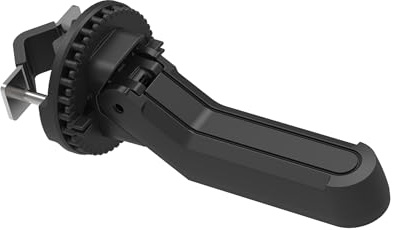 BOBIKE 8015300352 – infällbar fotstödsats med klämmor ingår för bakre cykel juniorsäte Lugagge bärare One Junior kompatibel med diametrar från 14-28 mm, svart