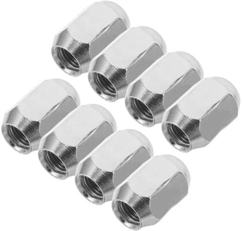 Hemobllo 8 Pezzi Dado Ruota M10*1.25 in Acciaio per ATV e Auto, Bullone ad Alta Resistenza Adattamento Preciso, per Uso Offroad e Condizioni Meteo Avverse