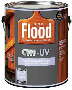 Flood 1 gal. Honey Gold Transparent CWF-UV Exterior Wood Stain
