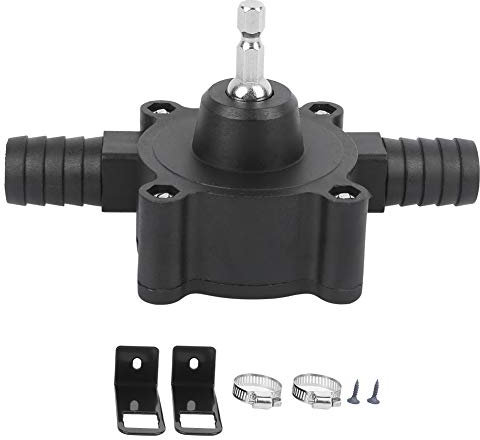 Portable Mini Electric Drill Pump,Hand Drill Powered Self-Priming Centrifugal Pump,Quick Speed Transfer Water Pump for Home Garden Oil Diesel