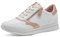 Jana Femme 8-23763-42 Basket, Blanc Or Rose, 37 EU