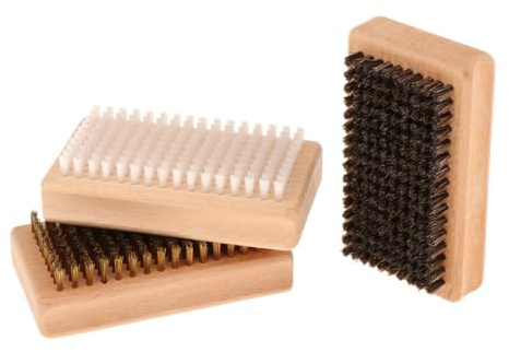 Sharplace Ensemble de 3 Brosse à Cire de Snowboard, Brosse à Cire de Ski, Brosse Nylon Confortable pour Planche de Ski, Brosse de Ski pour Fartage