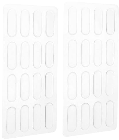 SEWOART 2Pcs Cabinet Door Bumpers Self Adhesive Furniture Pads for Tables Walls Impact Absorbing Corner Guards to Reduce Noise and Prevent Damage