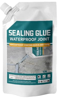 Sellador De Crack De Concreto - Reparación De Relleno De La Junta De La Losa De 500 Ml | Calafateo De La Solución De Preventor De De Pegamento | Compuesto De Sellado Resistente A La Intemperie Pa