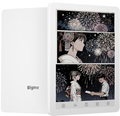 Bigme B6 Color eReader, E-Ink eBook Readers 6 Inch e-Reader Digital ePaper Tablet with 4GB +64GB, Android 14 OS, Adjustable Front Light Android eReaders Device with Audiobook, Ivory White2