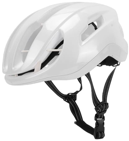 XUMIUZIY Casque de Cyclisme Blanc Réglable avec Protection Supérieure Contre Les Chocs pour Le Vélo de Route et de Montagne, adapté aux Hommes et aux Femmes