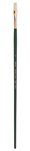 Silver Brush Limited Grand Prix Flat Oil Paintbrush, Size 2, Long Handle