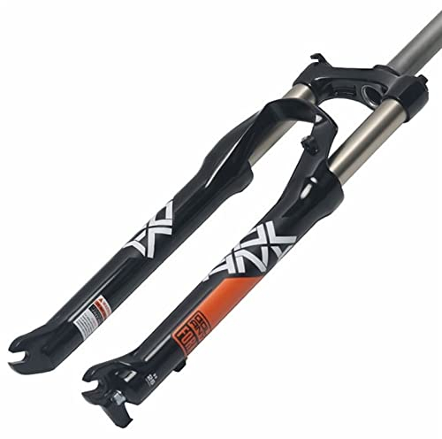 Federung Fahrrad Vorderradgabel for 26 27,5 29 Zoll Rad Scheibenbremse Federweg 110mm 1-1/8 Federdämpfung Schulterkontrolle (L0) (Color : A