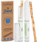 ORINKO Miswak – 100% Natürliche Zahnbürste aus Siwak Holz – Set mit 2 Zahnreinigungsstäben & 2 Schutzhaltern für Weiße Zähne & Mundhygiene