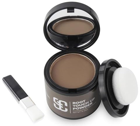 SOVONCARE Polvere raddrizzamento, correttore per capello per donne e uomini, per riparare e nascondere immediatamente la caduta, per capelli sottili per donne (marrone, 10 g)