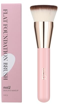 MSQ Flat Top Kabuki Pinsel Premium Foundation Pinsel Kabuki Schminkpinsel Kosmetikpinsel Polierpinsel, Verlaufspinsel, Gesichtspinsel
